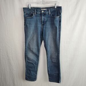 Levi's 312 Shaping Slim Jeans Women's 34 Waist (tag 32) Blue Medium Wash